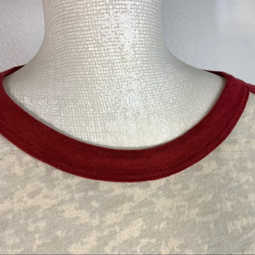 Santa Claus is Coming to town boutique bling burn out baseball tee medium - Picture 11 of 15